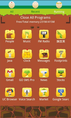 Screenshot of the application K-CHICK Theme GO Launcher EX - #5