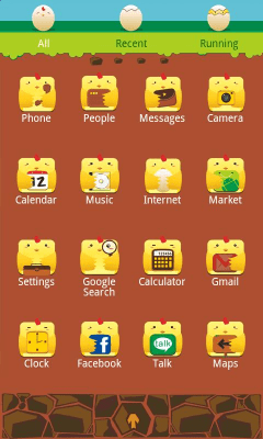 Screenshot of the application K-CHICK Theme GO Launcher EX - #6