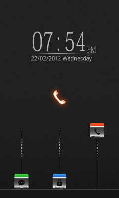 Screenshot of the application Lighter Theme GO Locker - #1