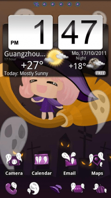 Screenshot of the application Hallowee Theme GO Launcher EX - #1