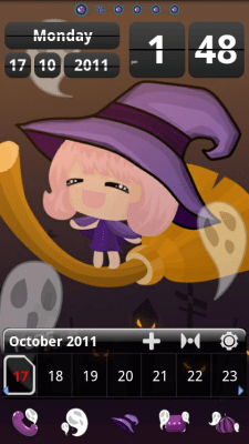 Screenshot of the application Hallowee Theme GO Launcher EX - #4