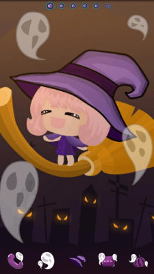 Screenshot of the application Hallowee Theme GO Launcher EX - #5