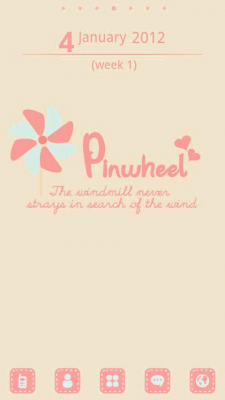 Screenshot of the application Pinwheel Theme GO Launcher EX - #8