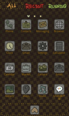 Screenshot of the application Trick Theme GO Launcher EX - #6