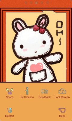 Screenshot of the application RabbitZTheme GO Launcher EX - #8