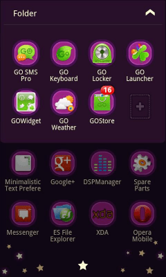 Screenshot of the application GD GO LauncherEX Theme - #5