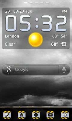 Screenshot of the application DIRT Theme GO Launcher EX - #7