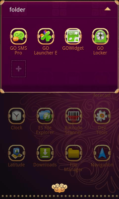Screenshot of the application NewYear V Theme GO Launcher EX - #2