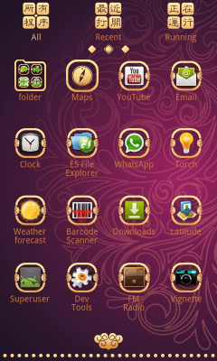 Screenshot of the application NewYear V Theme GO Launcher EX - #5