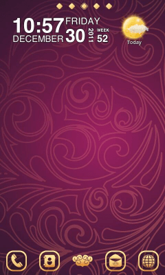 Screenshot of the application NewYear V Theme GO Launcher EX - #7