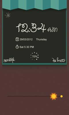 Screenshot of the application Bss GO Locker Theme - #3