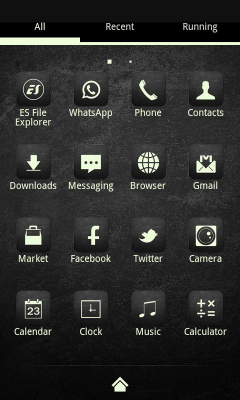 Screenshot of the application IMLD Theme GO Launcher EX - #6