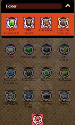 Screenshot of the application SheepZ Theme GO Launcher EX - #3