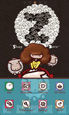Screenshot of the application SheepZ Theme GO Launcher EX - #6