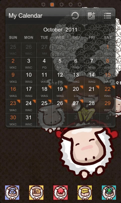 Screenshot of the application SheepZ Theme GO Launcher EX - #8