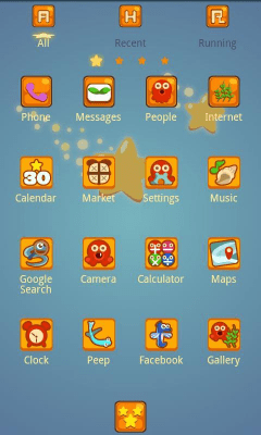 Screenshot of the application Octopus Star Theme - #8