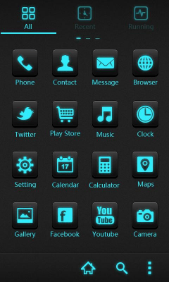 Screenshot of the application Cyrix GO LauncherEX Theme - #6