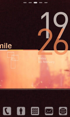 Screenshot of the application Smile Theme GO LauncherEX - #5