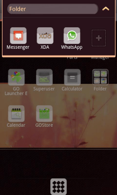 Screenshot of the application Smile Theme GO LauncherEX - #6