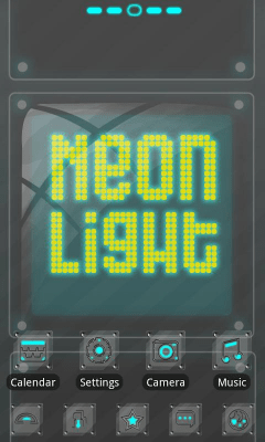 Screenshot of the application Neonlight Theme GO Launcher EX - #1