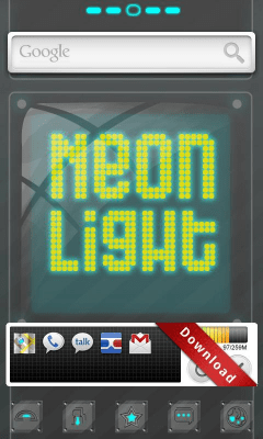 Screenshot of the application Neonlight Theme GO Launcher EX - #4