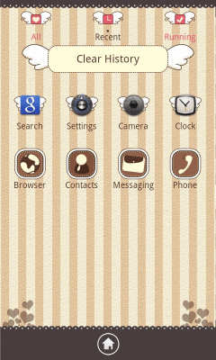 Screenshot of the application LoveCupidB Theme GO LauncherEX - #1