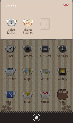 Screenshot of the application LoveCupidB Theme GO LauncherEX - #3