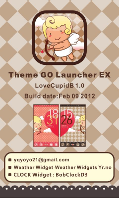 Screenshot of the application LoveCupidB Theme GO LauncherEX - #5