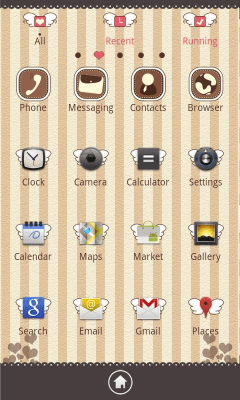 Screenshot of the application LoveCupidB Theme GO LauncherEX - #8