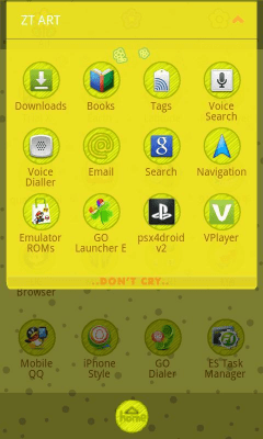 Screenshot of the application CRY Theme GO Launcher EX - #7