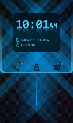 Screenshot of the application Lattice GO Locker Theme - #3