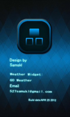 Screenshot of the application Lattice GO LauncherEX Theme - #3