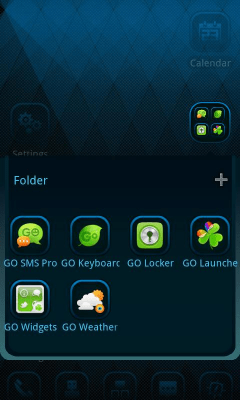 Screenshot of the application Lattice GO LauncherEX Theme - #4