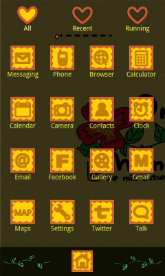 Screenshot of the application mooncake Theme GO Launcher EX - #4
