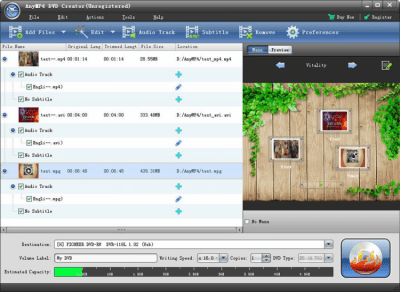 Screenshot of the application AnyMP4 DVD Creator - #1