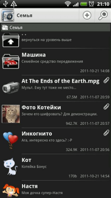 Screenshot of the application Safe - #5