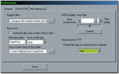 Screenshot of the application SnapShot - #3