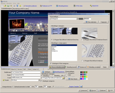 Screenshot of the application A4Desk - #1