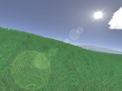 Screenshot of the application Green Fields 3D - #1