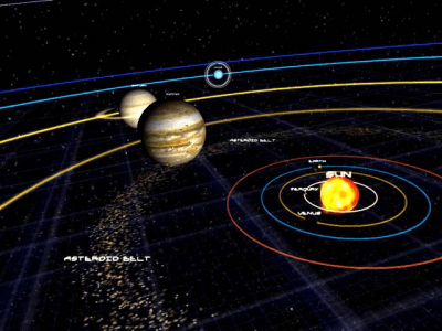 Screenshot of the application Solar System 3D - #2