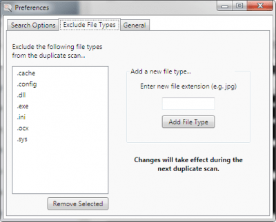 Screenshot of the application Duplicate Sweeper - #4