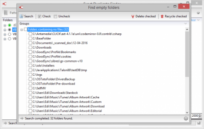 Screenshot of the application Exact Duplicate Finder - #3