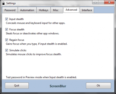 Screenshot of the application ScreenBlur - #5
