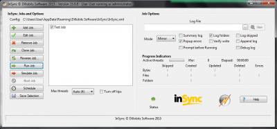 Screenshot of the application InSync - #3