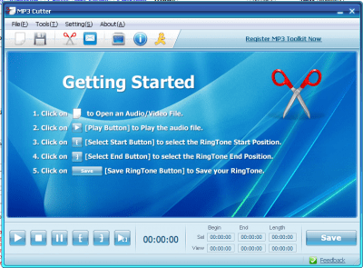Screenshot of the application MP3 Toolkit - #5