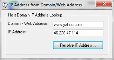 Screenshot of the application My IP Address - #4