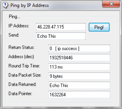 Screenshot of the application My IP Address - #5