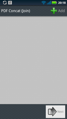 Screenshot of the application PDF Join - #5