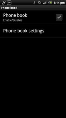 Screenshot of the application Smart Extras Phone Book - #3