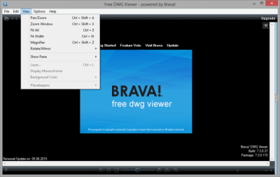 Screenshot of the application Free DWG Viewer - #1